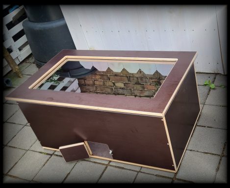 Acrylrahmendach, mit Boden